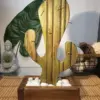 Handmade wooden green cactus - Image 3